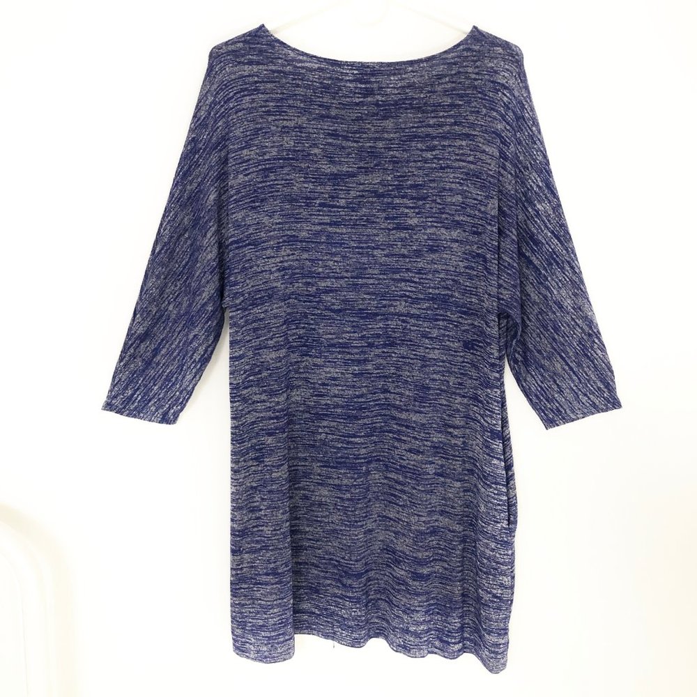 Aritzia Wilfred Free Cober Spacedye Blue Dress - M - Picture 8 of 10